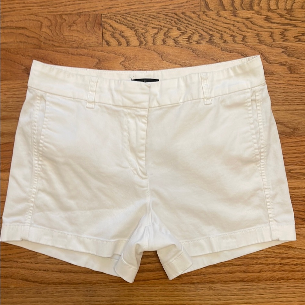 J. Crew White Bermuda Shorts for Effortless Style
